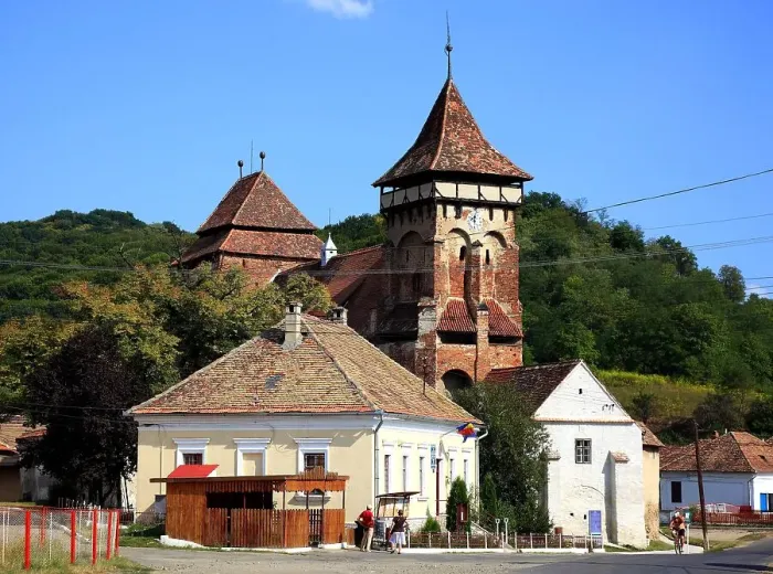 Framed Print : The fortified church of Wurmloch, built in the 14th century, UNESCO World Heritage Site, Valea Viilor, German Wurmloch, is a commune in Sibiu County, Transylvania, Romania Framed Print : The fortified church of Wurmloch, built in the 14th century, UNESCO World Heritage Site, Valea Viilor, German Wurmloch, is a commune in Sibiu County, Transylvania, Romania