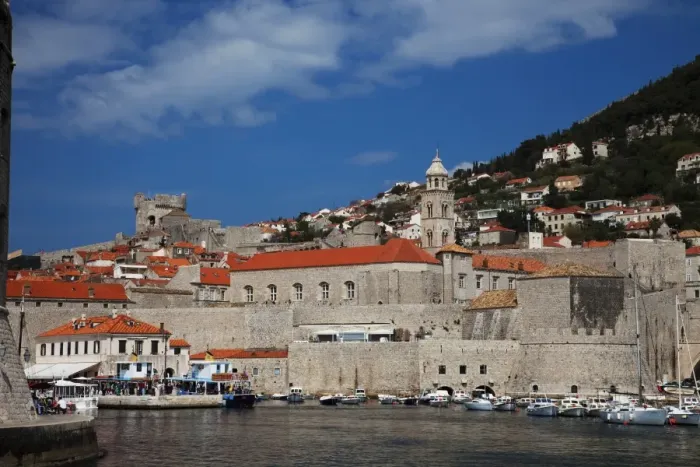 Framed Print : Fortified Walls of Dubrovnik