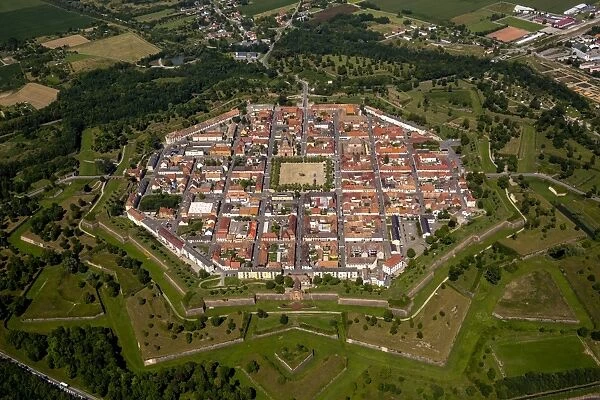 Fortress of Neuf-Brisach, medieval fortress, Volgelsheim, Alsace, France