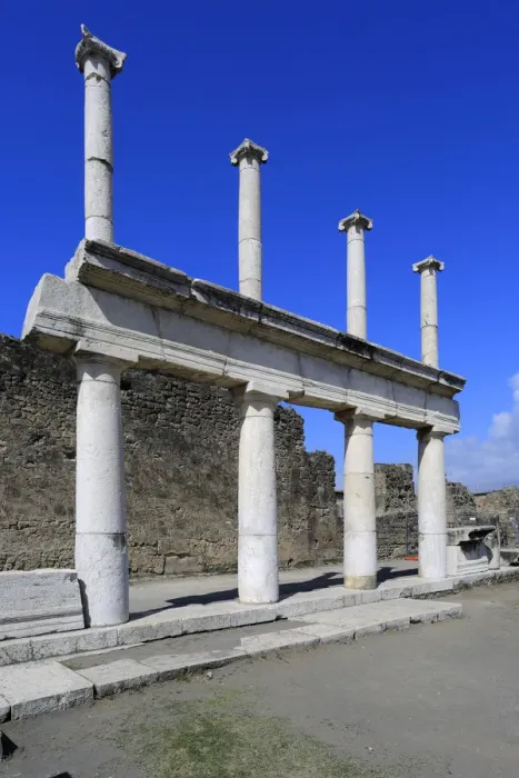 Framed Print : The Forum area of Pompeii Framed Print : The Forum area of Pompeii