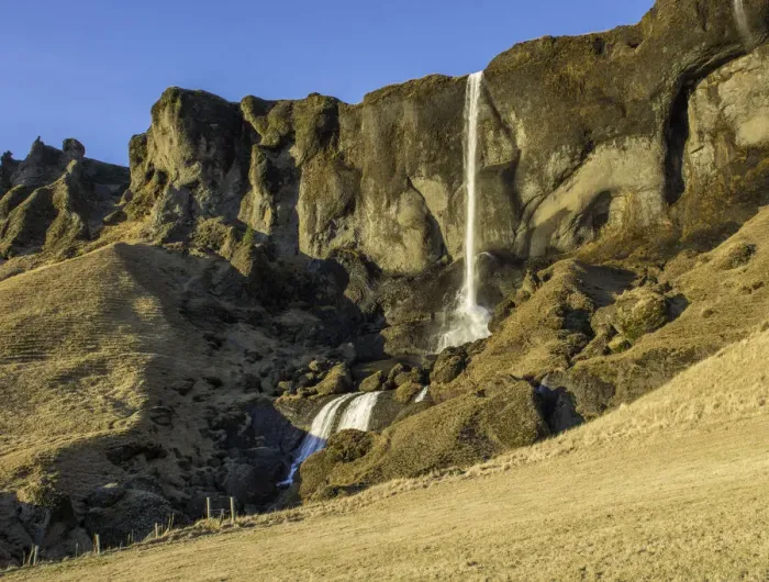 Framed Print : Foss A Sidu - South West Iceland