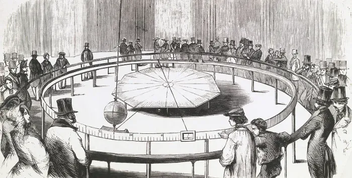 Framed Print : Foucault's Pendulum Experiment