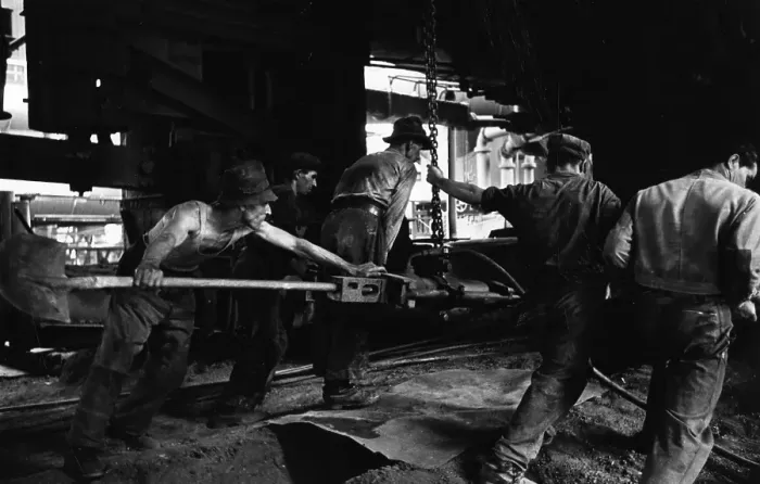Framed Print : Foundry Gang Framed Print : Foundry Gang