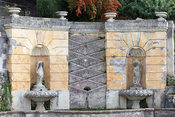 Fountain. Villa d Este is a villa in Tivoli, near Rome, Italy
