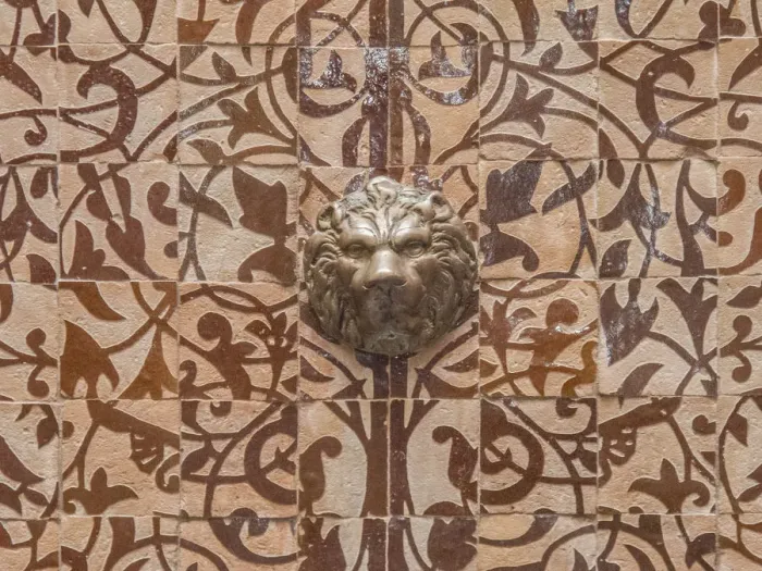 Framed Print : Fountain with lion head, Marrakech, Morocco Framed Print : Fountain with lion head, Marrakech, Morocco