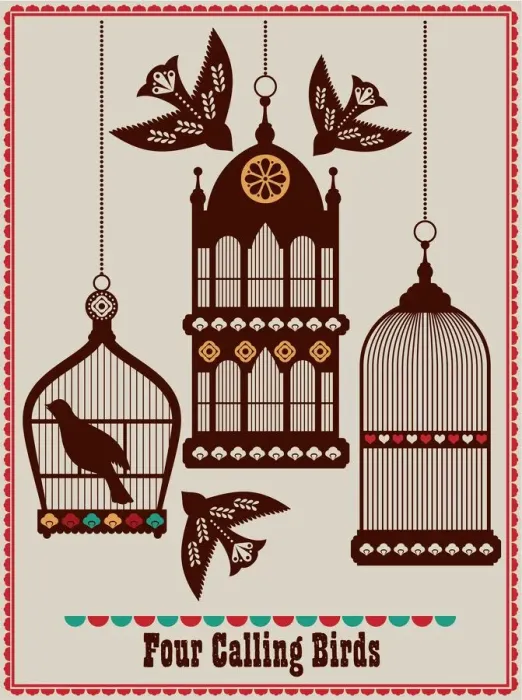 Framed Print : The Fourth day of Christmas Framed Print : The Fourth day of Christmas