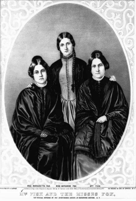 Framed Print : Fox Sisters and Mrs. Fish Framed Print : Fox Sisters and Mrs. Fish