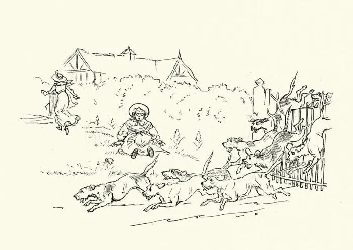 Framed Print : Foxhounds jumping over the parsons gate