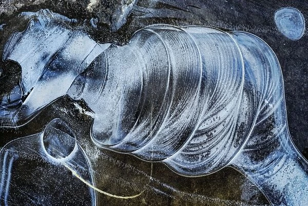 Foxy Michelin Man - River Sligachan Ice Abstraction #3