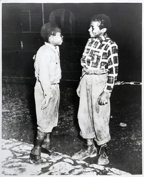 Framed Print : F.Patterson &Friend As Boys Full-Length Framed Print : F.Patterson &Friend As Boys Full-Length