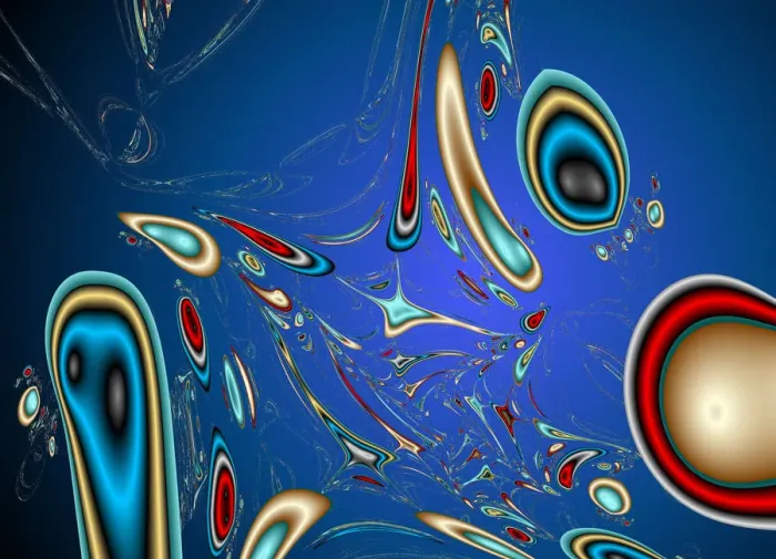 Framed Print : Fractal graphics, abstract Framed Print : Fractal graphics, abstract