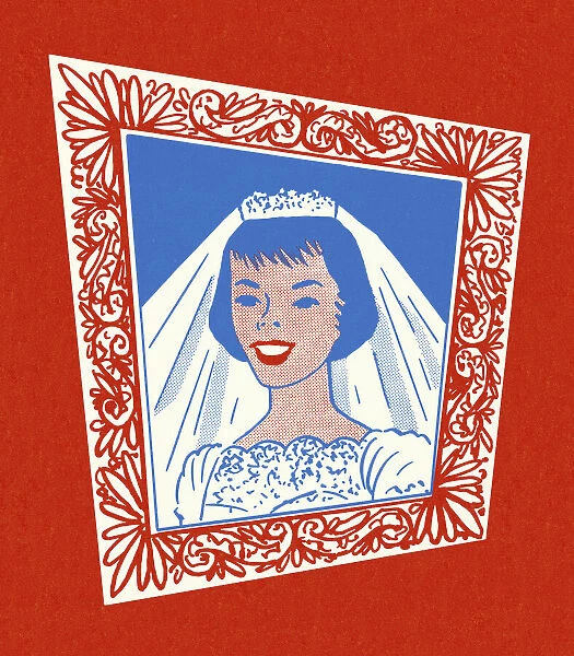 Framed Portrait of a Bride