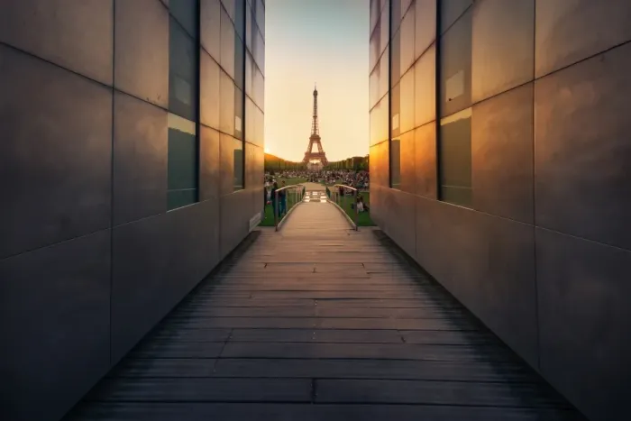 Framed Print : Framing Eiffel Framed Print : Framing Eiffel