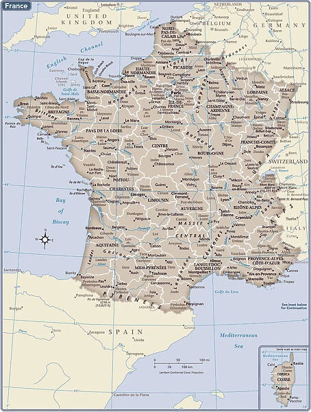 France country map
