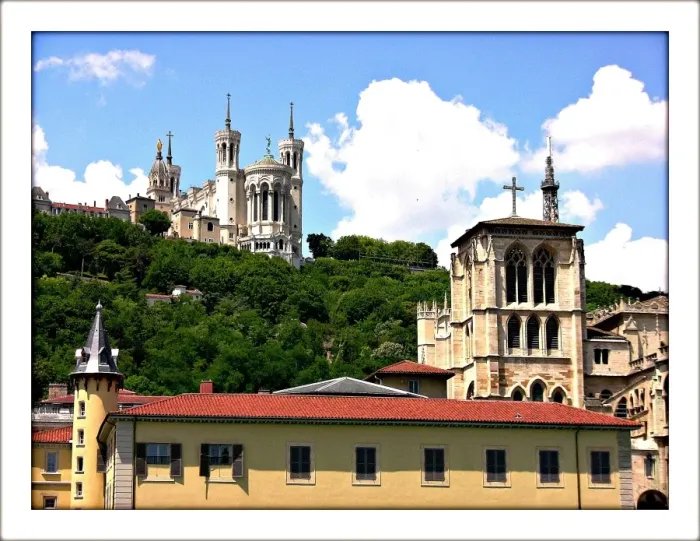 Framed Print : France - Lyon, Basilika No Framed Print : France - Lyon, Basilika No