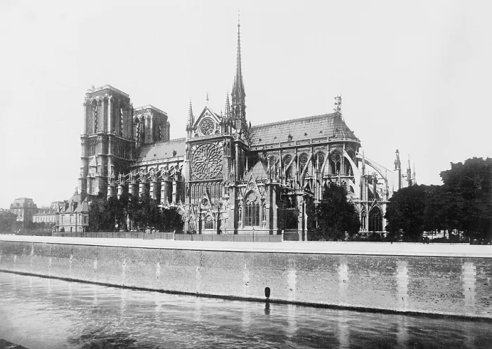 Framed Print : France, Notre Dame Cathedral, Paris