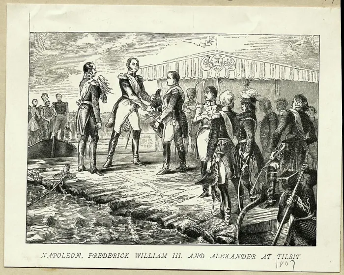 Framed Print : France And Russia Sign Treaty On Raft Framed Print : France And Russia Sign Treaty On Raft