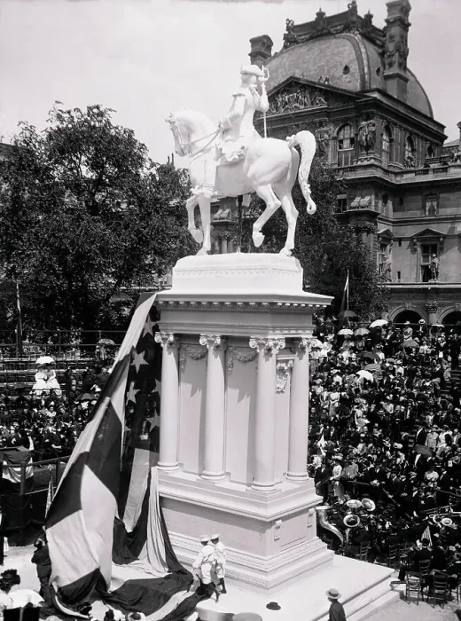 Framed Print : France-Unveiling of Statue of Lafayette Framed Print : France-Unveiling of Statue of Lafayette