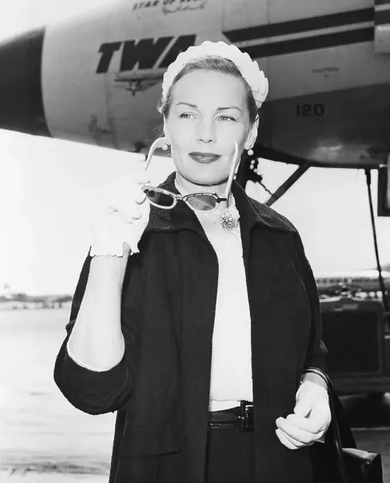 : Frances Farmer At Idlewild Airport : Frances Farmer At Idlewild Airport