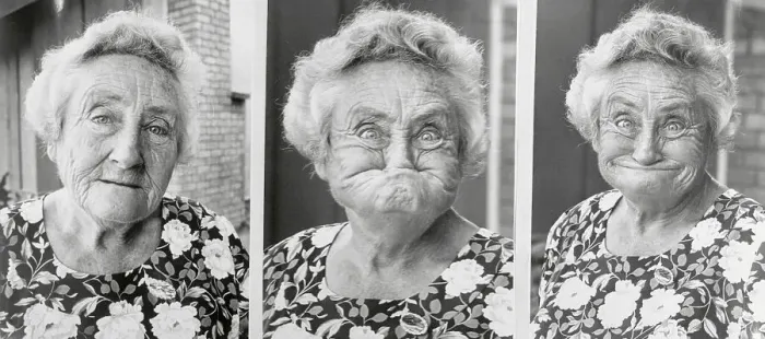 Framed Print : Frances Sayers Making Unusual Faces Framed Print : Frances Sayers Making Unusual Faces