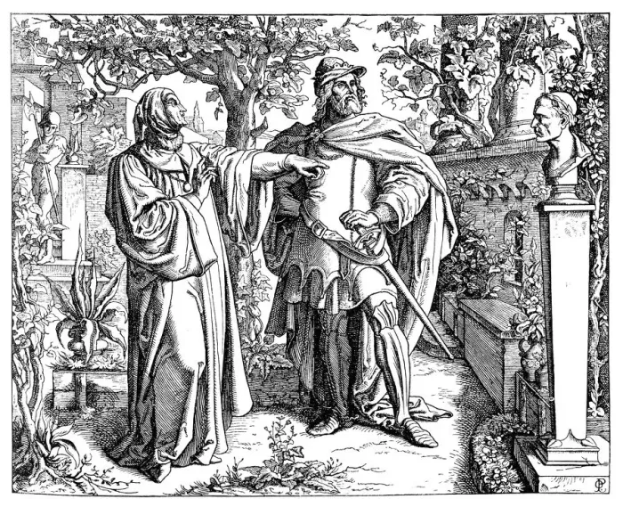 Framed Print : Francesco Petrarca and Charles IV - Holy Roman Emperor Framed Print : Francesco Petrarca and Charles IV - Holy Roman Emperor