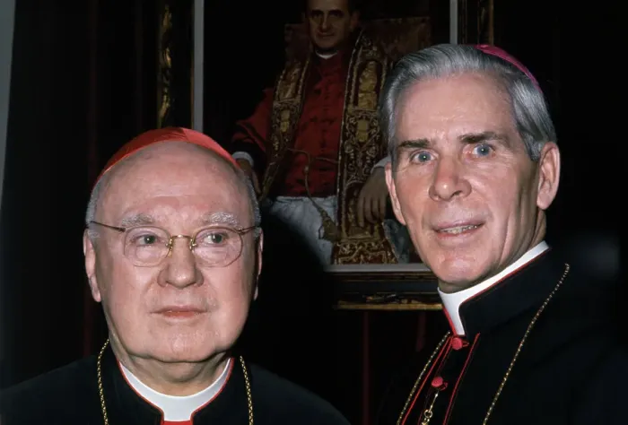 Framed Print : Francis Cardinal Spellman and Bishop Fulton J. Sheen Framed Print : Francis Cardinal Spellman and Bishop Fulton J. Sheen