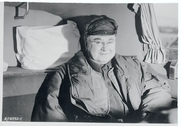 Framed Print : Francis Cardinal Spellman in Winter Gear