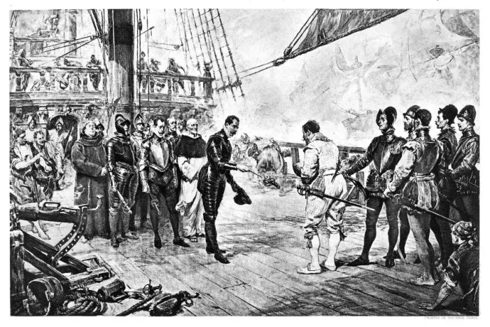 Framed Print : Francis Drake engraving 1894 Framed Print : Francis Drake engraving 1894