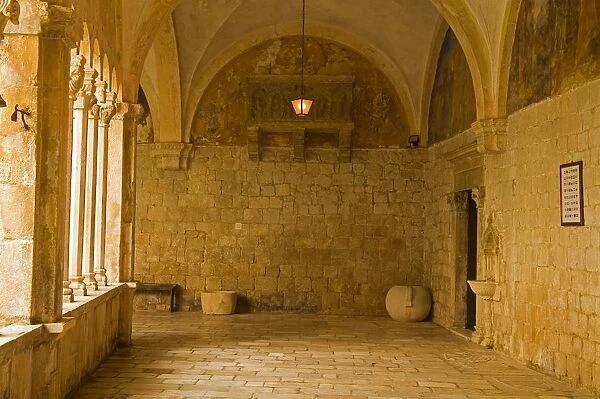 The Franciscan Monastery Cloister, City of Dubrovnik, Croatia