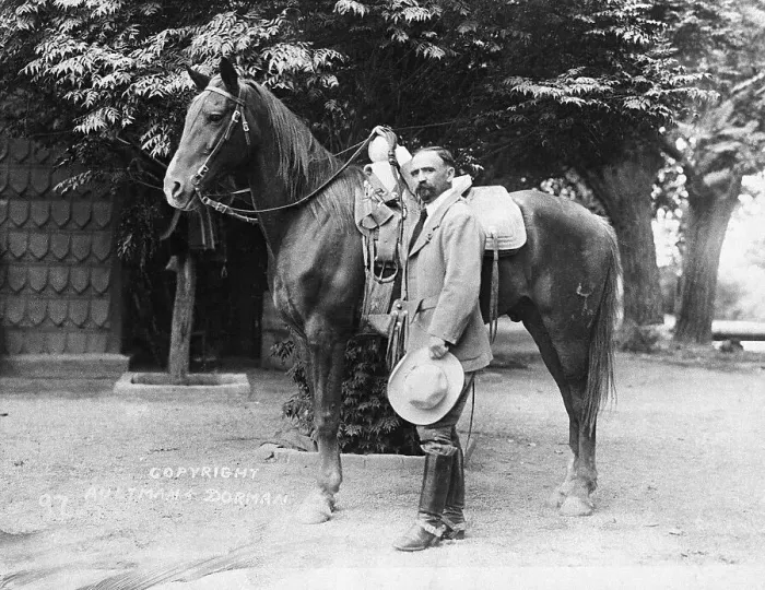 Framed Print : Francisco Madero Posing with Horse Framed Print : Francisco Madero Posing with Horse