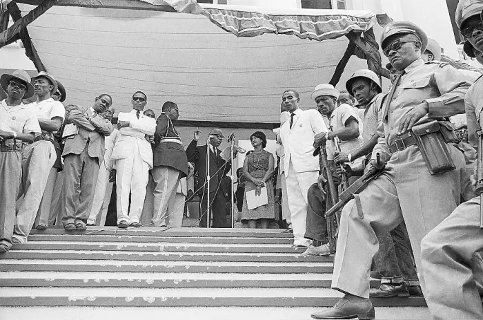 Framed Print : Francois Duvalier Delivers Address Framed Print : Francois Duvalier Delivers Address