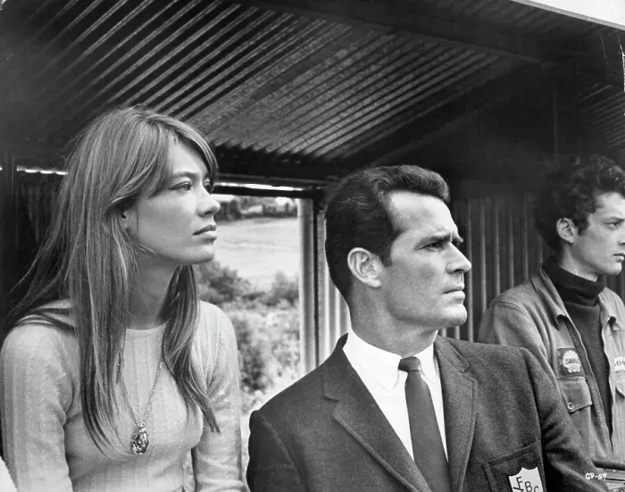 Framed Print : Francoise Hardy And James Garner In Grand Prix Framed Print : Francoise Hardy And James Garner In Grand Prix