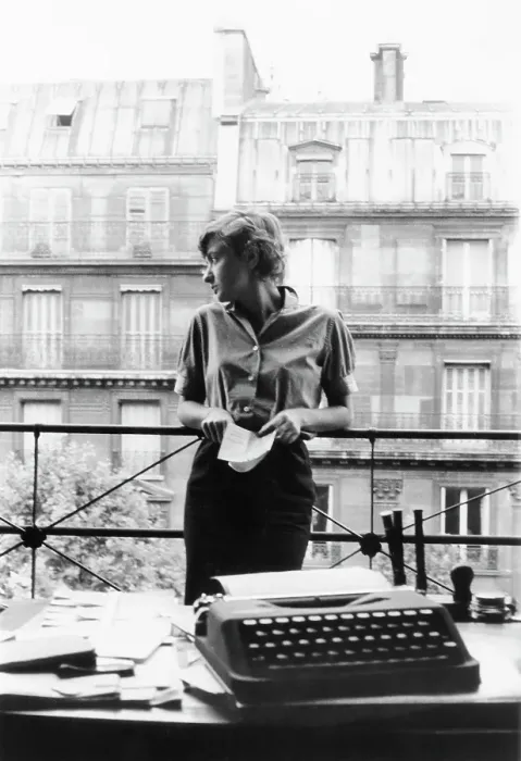 Framed Print : Francoise Sagan At Home Framed Print : Francoise Sagan At Home