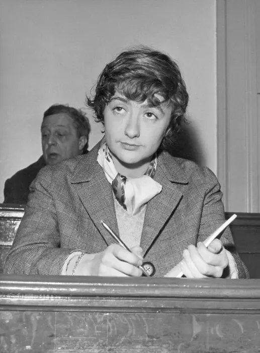 Framed Print : Francoise Sagan Taking Notes Framed Print : Francoise Sagan Taking Notes