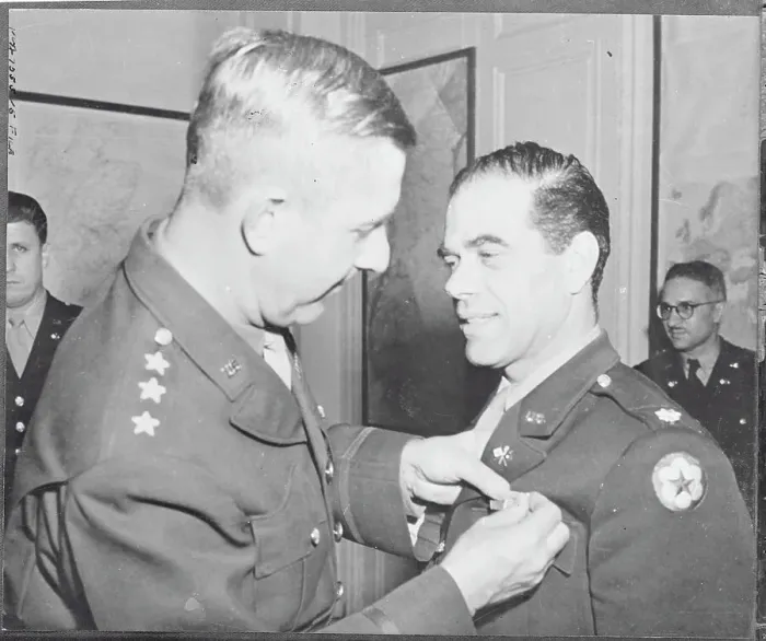 Framed Print : Frank Capra Receiving Medal Framed Print : Frank Capra Receiving Medal