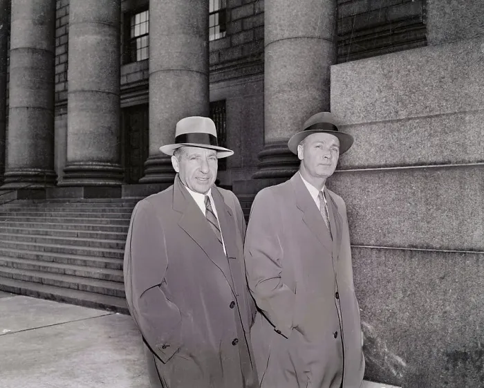 Framed Print : Frank Costello with Joseph Delaney Framed Print : Frank Costello with Joseph Delaney