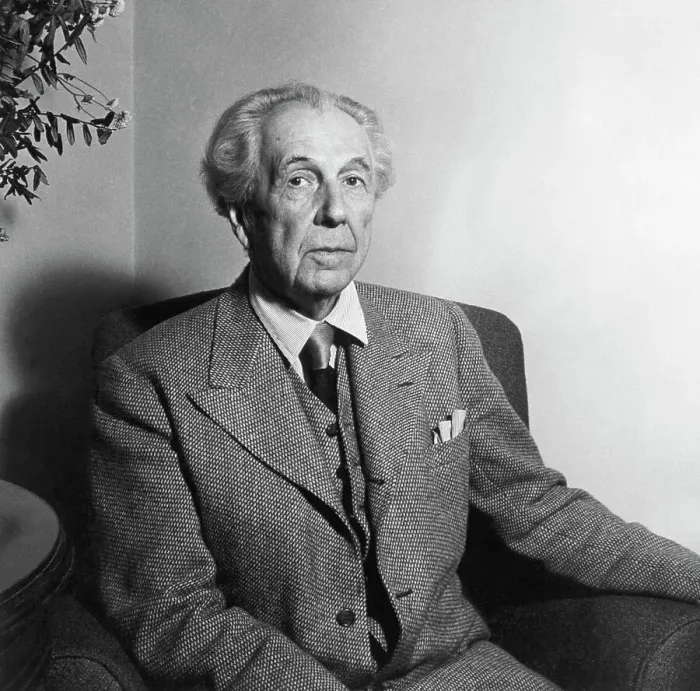 Framed Print : Frank Lloyd Wright American Architect