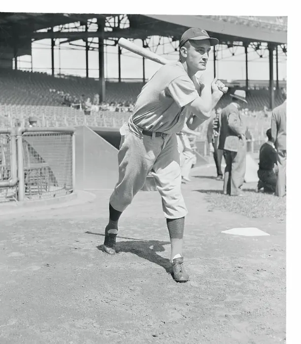 Framed Print : Frank McCormick Holding Baseball Bat Framed Print : Frank McCormick Holding Baseball Bat