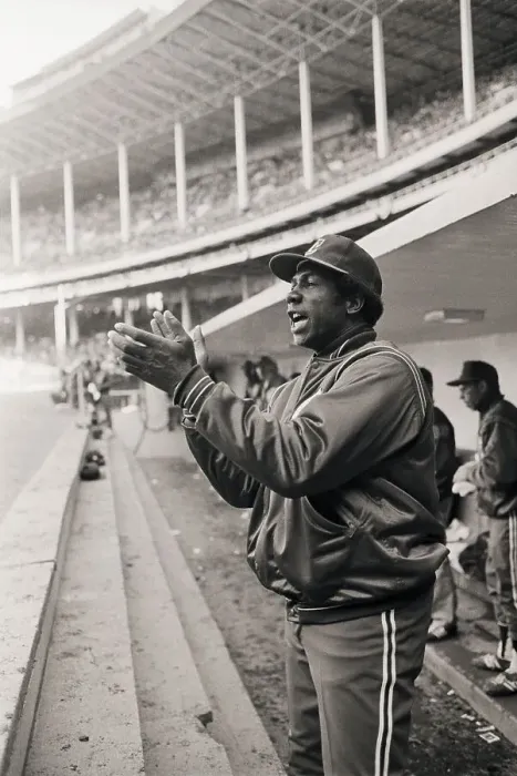 Framed Print : Frank Robinson in Dugout Framed Print : Frank Robinson in Dugout