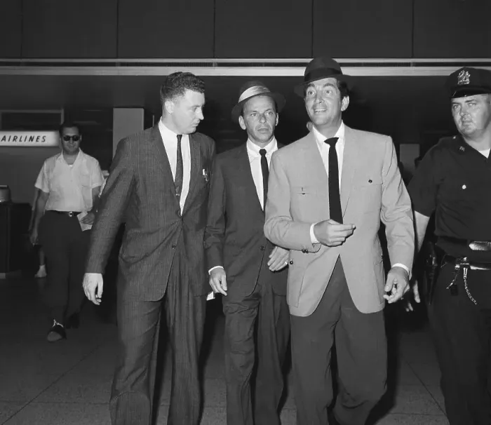 Framed Print : Frank Sinatra and Dean Martin in Airport Framed Print : Frank Sinatra and Dean Martin in Airport