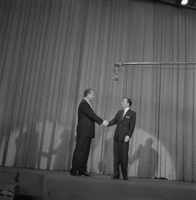 Framed Print : Frank sinatra On The Ed Sullivan Show Framed Print : Frank sinatra On The Ed Sullivan Show