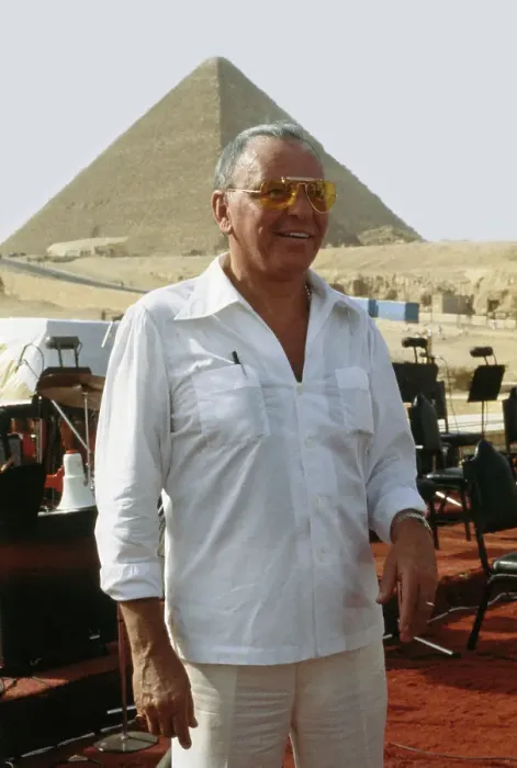 Framed Print : Frank Sinatra In Egypt Framed Print : Frank Sinatra In Egypt