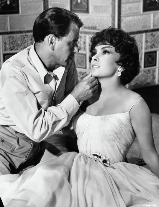 Framed Print : Frank Sinatra And Gina Lollobrigida In Never So Few Framed Print : Frank Sinatra And Gina Lollobrigida In Never So Few