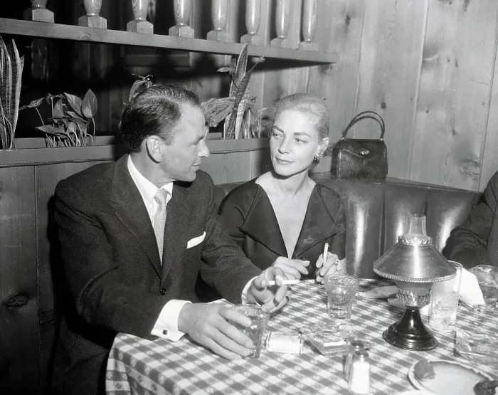 Framed Print : Frank Sinatra with Lauren Bacall Framed Print : Frank Sinatra with Lauren Bacall