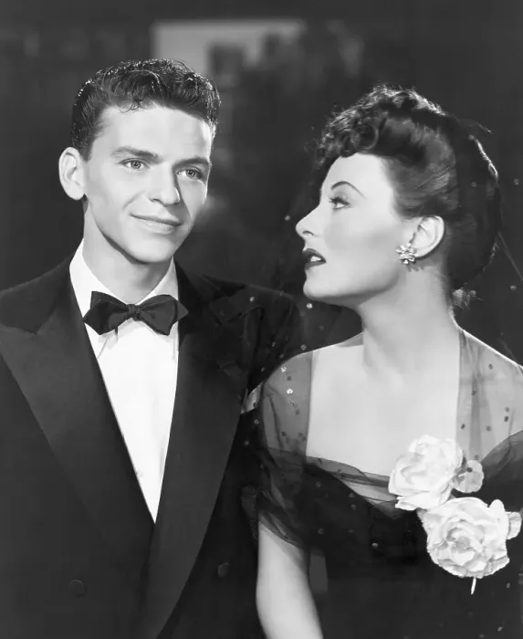 Framed Print : Frank Sinatra And Michele Morgan Framed Print : Frank Sinatra And Michele Morgan