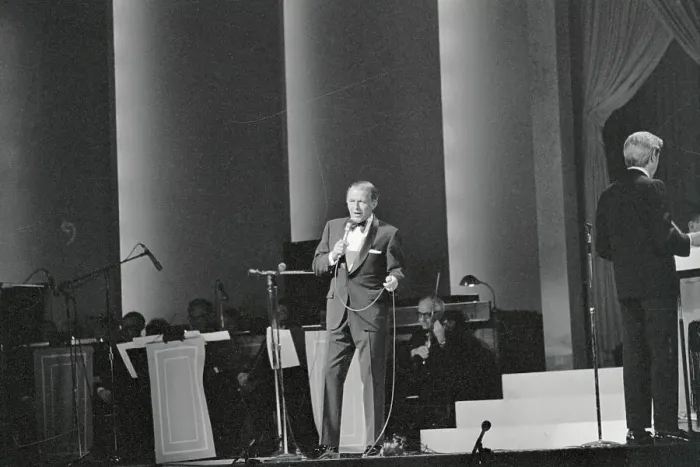 Framed Print : Frank Sinatra Performing Framed Print : Frank Sinatra Performing
