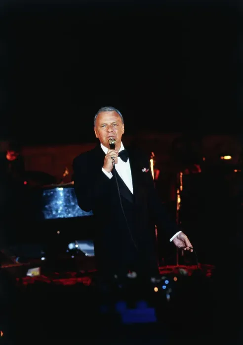 Framed Print : Frank Sinatra Performing In Cairo Framed Print : Frank Sinatra Performing In Cairo