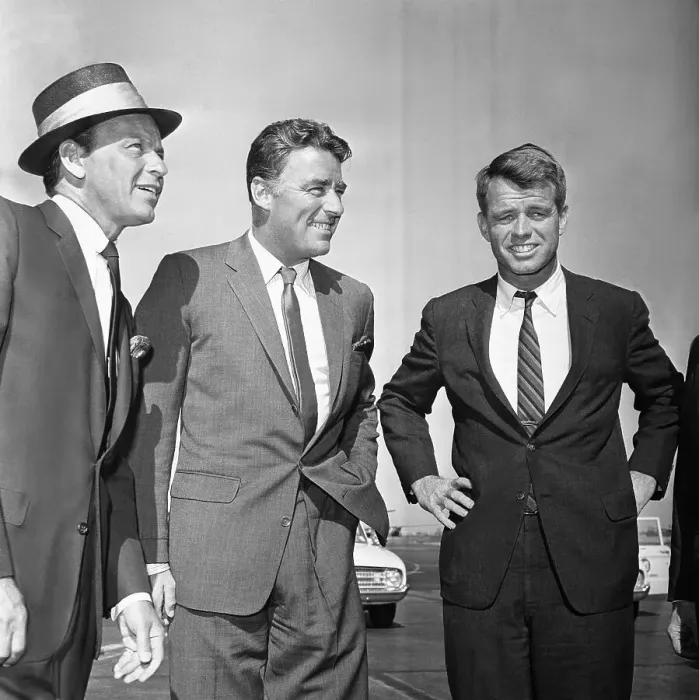Framed Print : Frank Sinatra, Peter Lawford and Robert Kennedy Framed Print : Frank Sinatra, Peter Lawford and Robert Kennedy