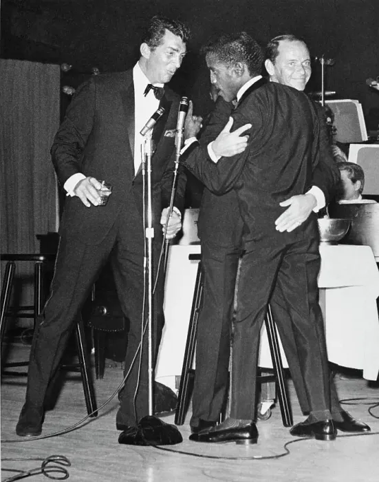 Framed Print : Frank Sinatra and Sammy Davis Jr. on Stage Framed Print : Frank Sinatra and Sammy Davis Jr. on Stage