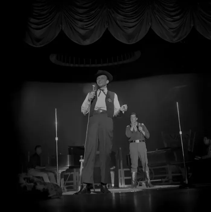 Framed Print : Frank Sinatra At SHARE Boomtown Party Framed Print : Frank Sinatra At SHARE Boomtown Party